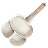 patelnia marmurkowa do jajek placków 3 sekcje klausberg kb-7825