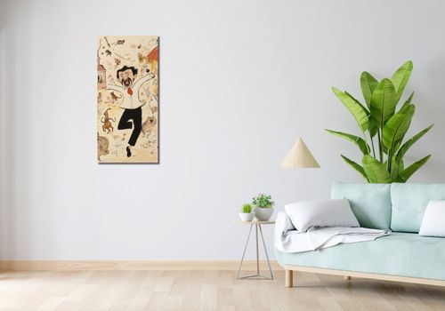 Obraz 40x90cm Chaos w Miasteczku na Arena.pl