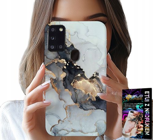 ETUI DO SAMSUNG GALAXY A21s - ELEGANCKI MARMUREK MODNE KOBIECE WZORY na Arena.pl