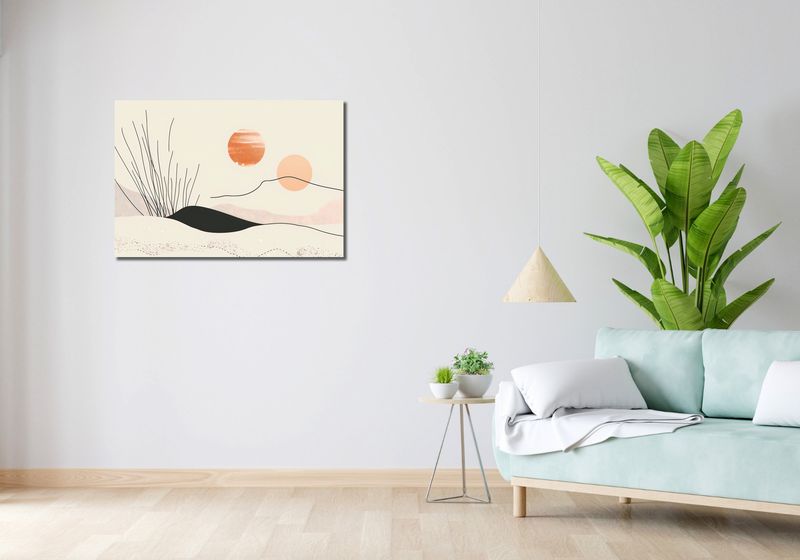 Obraz 90x60cm Miękkie Wzgórze zdjęcie 2