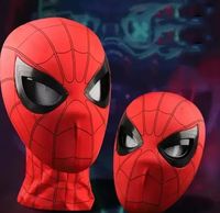 AC JM RUCHOME OCZY MASKA SPIDERMAN PLASTIK COSPLAY PARTY HALLOWEEN CZERWONY
