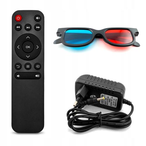Mini Projektor Multimedialny LED Full HD USB Głośnik 2W Pilot Okulary 3D na Arena.pl
