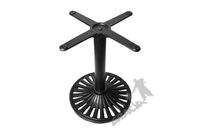 NOGA STOŁU K16 - NISKA Z KRZYŻAKIEM SŁONECZKO AŻUROWE PODSTAWA STÓŁ ŻELIWNA