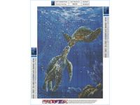 OBRAZ DIAMENTOWY  ZWIERZĘTA MORSKI