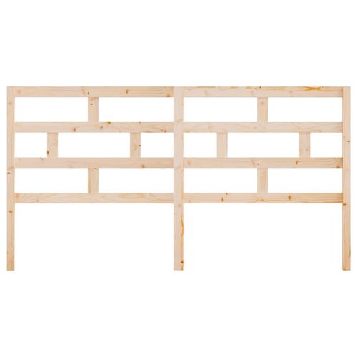 Wezgłowie łóżka, 206x4x100 cm, lite drewno sosnowe na Arena.pl