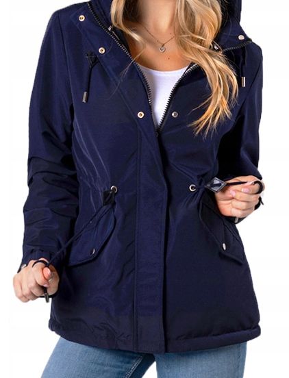 TALIOWANA WIOSENNA Kurtka PARKA z Kapturem 3 KOLORY Przejściowa XL zdjęcie 8