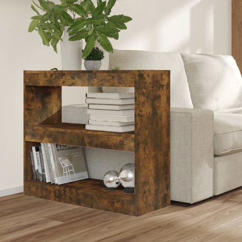 Regał na książki/przegroda, przydymiony dąb, 80x30x72 cm na Arena.pl