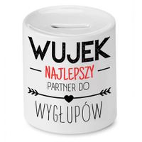 Skarbonka Dla Wujka Najlepszy Partner Do Wygłupów Z Nadrukiem Ze Zdjęciem