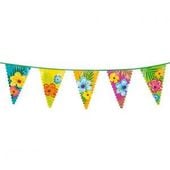 banner z flagami hibiscus aloha hawaje 6m