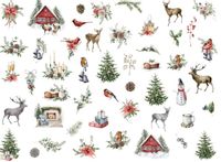 KSZTAŁTY PAPIEROWE LOVABLE CHRISTMAS 49SZT DPCRAFT