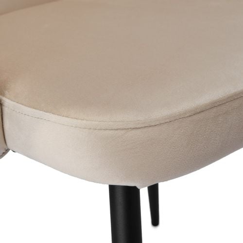 Krzesło HAMPTON VELVET beżowe na Arena.pl