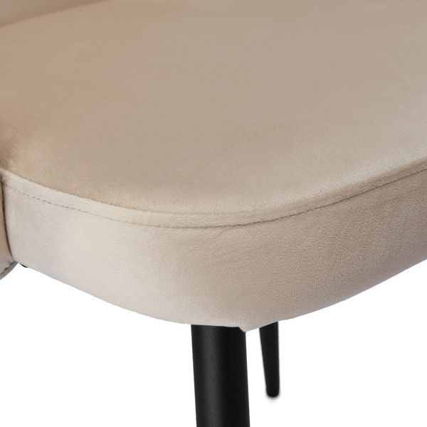 Krzesło HAMPTON VELVET beżowe zdjęcie 8