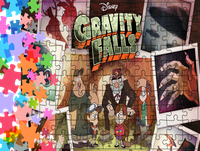 Puzzle tradycyjne - Wodogrzmoty Małe/Gravity Falls