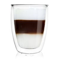 szklanka termiczna 330ml z podwójną scianką do kawy