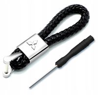 Brelok klucze skóra sznur Mitsubishi Lancer Evo 3D