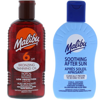 Malibu SPF6 Olejek Brązujący 200ml + Balsam Po Opalaniu 200ml