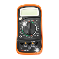MULTIMETR MIERNIK PRĄDU CYFROWY ELEKTRYCZNY LCD PeakMeter PM830