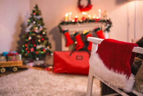 TORBA NA CHOINKĘ DO PRZECHOWYWANIA CZERWONA WODOODPORNA CHRONI PRZED KURZEM na Arena.pl