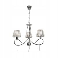 LAMPA WISZĄCA ZUMA LINE PARIA 3X40 SREBRNY P150903
