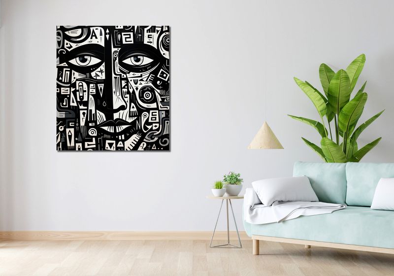 Obraz 90x100cm Labirynt Myśli zdjęcie 2