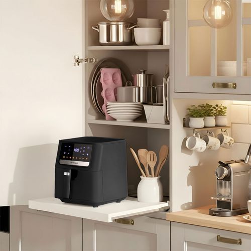 Frytkownica beztłuszczowa Air fryer Berdsen BD-662 czarna na Arena.pl