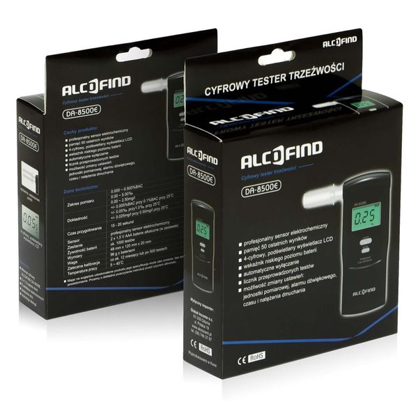 Alkomat elektrochemiczny DA 8500E + ustniki zdjęcie 7