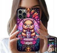 ETUI DO IPHONE 12 PRO MAX - SŁODKA KAPIBARA Z SZEJKIEM, SUPER WZORY