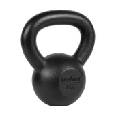 Kettlebell żeliwny 4kg kettle hantel obciążenie odważnik do ćwiczeń Rebel