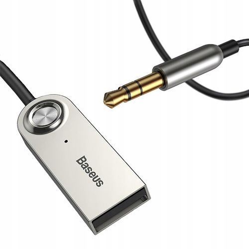 Adapter audio Bluetooth 5.0 Baseus USB, AUX czarny na Arena.pl