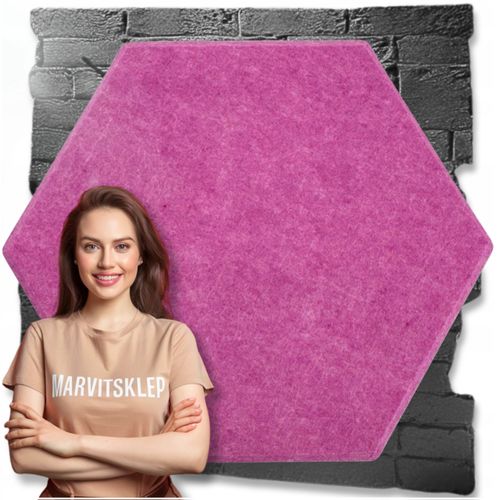 Panele Ścienne Filcowe 3D Heksagon Zagłówek Samoprzylepne Akustyczne Soft na Arena.pl