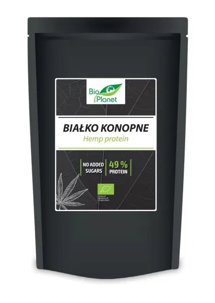 BiaŁko Konopne BIO 500 g - BIO Planet zdjęcie 1