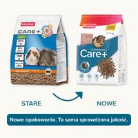 beaphar care+ guinea pig karma super premium dla świnek morskich 1,5kg