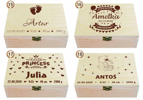 PUDEŁKO WSPOMNIEŃ PREZENT CHRZEST ROCZEK METRYCZKA na Arena.pl