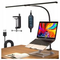 2 x Lampka biurkowa nocna LED Alogy 30 trybów USB podwójne oświetlenie lamp