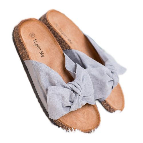 Modne Szare Klapki r.38 na Arena.pl