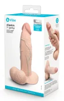 b-vibe slipskin 7" girthy crea silikonowy model z przyssawką 17,8 cm