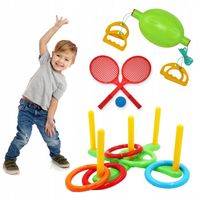 Zestaw Zabawek do Gry na Świeżym Powietrzu dla Dzieci Aktywność Fizyczna