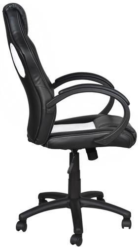 Fotel biurowy sportowy basic - biały na Arena.pl