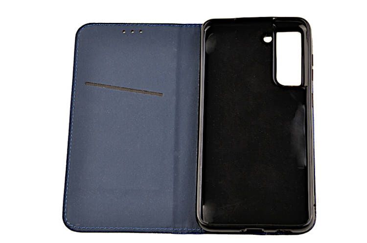 Etui Smart do Samsung Galaxy S21 FE niebieski zdjęcie 3