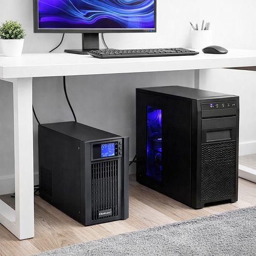 Qoltec UPS 3kVA 2400W Pure Sine Wave AVR LCD na Arena.pl