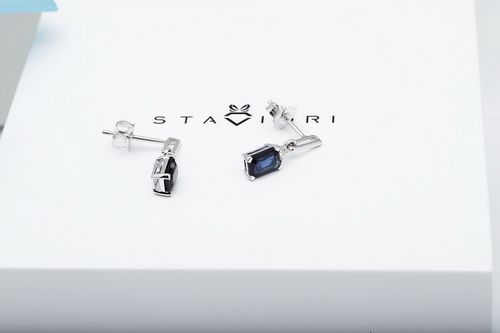 Złote kolczyki KBD1924S - Diament na Arena.pl