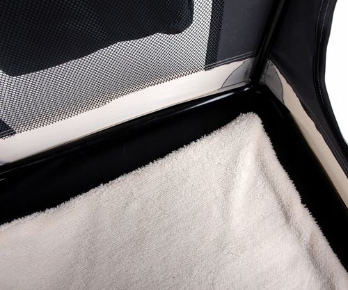 TRANSPORTER TORBA SKŁADANA KOJEC DLA PSA KOTA Z MATĄ PLUSZOWĄ 82cm XL na Arena.pl