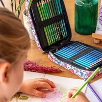 KREDKI ZESTAW DO RYSOWANIA PIÓRNIK Z WYPOSAŻENIEM DO MALOWANIA 72 ELEMENTY