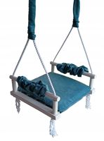 Huśtawka siedzisko biała dla dzieci TURKUS DO DOMU