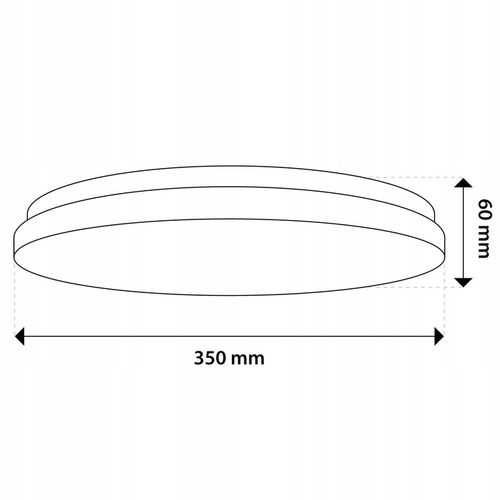 LAMPA DO ŁAZIENKI PLAFON ŁAZIENKOWY LED 24W IP44 PANEL SUFITOWY na Arena.pl