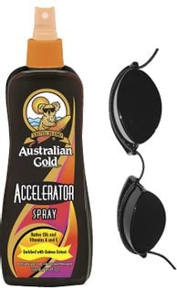 Australian Gold Accelerator Do Opalania W Spray + Okulary