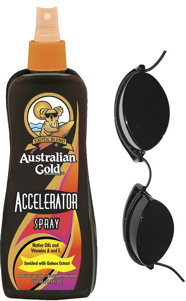 Australian Gold Accelerator Do Opalania W Spray + Okulary zdjęcie 1