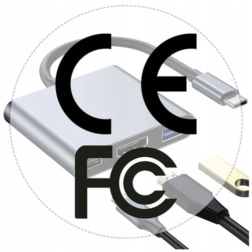 ROZDZIELACZ ADAPTER HUB HDMI TYPE-C DO MACBOOK AIR PRO 13 14 15 16 M1 M2 M3 na Arena.pl