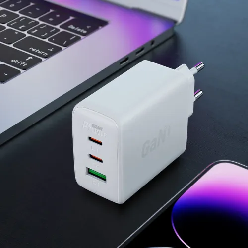 Acefast szybka ładowarka sieciowa GaN (2xUSB-C / USB-A) PPS / PD / QC4+ 65W na Arena.pl