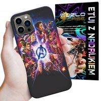 ETUI CASE DO IPHONE 15 PRO - AVENGERS IRON MAN SPIDERMAN KAPITAN